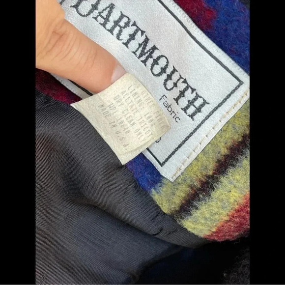LADY SUZETTE Vintage Wool Dartmouth
Fabric Southwestern Native Jacket Coat XL - Picture 10 of 10